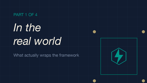 FastAPI alone is a 30-line tutorial. What makes it a service is everything that wraps the framework.