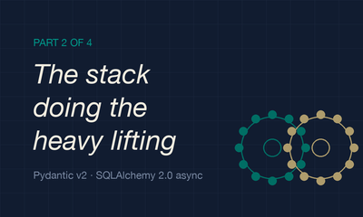 FastAPI gets the credit. Pydantic v2 and SQLAlchemy 2.0 do the heavy lifting.